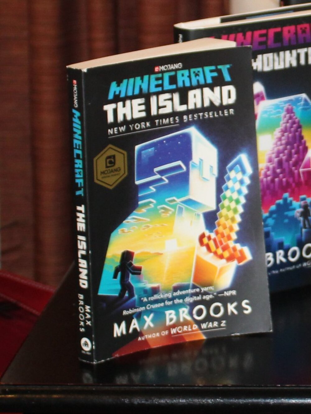 Minecraft: The Island: An Official Minecraft Novel By Max Brooks - Paperback